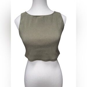 Princess Polly Olive Tank Top